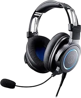 سماعات الرأس AudioTechnica ATHG1، سماعة الرأس، موصل 3.5 مم، أسود أزرق