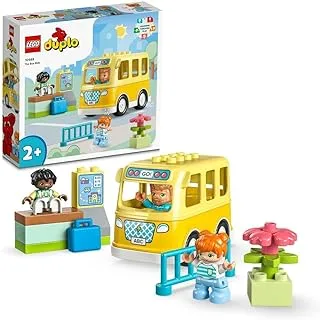 LEGO DUPLO Town The Bus Ride 10988 Learning and Education Toys Set; Building Blocks Toy for Toddlers (16 Pieces)