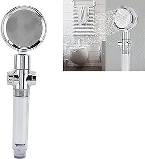 High Pressure Shower Heads, Unique Propeller Drive Design 360° Rotation Water Saving Mode Propeller Operated Shower Head for Water Saving (Golden Fan Shower)