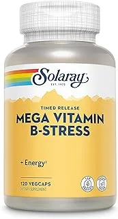 Solaray Mega Vitamin B-Stress Veg Capsules 120's