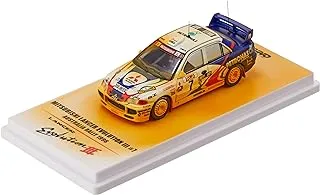 Inno64 1/64 Scale Mitsubishi Lancer Evolution III 7 Australia Rally 1996 Car Dicast Model, Brown