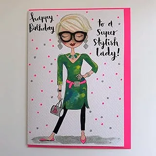 Rachel Ellen Designs Venus Super Stylish Lady Birthday Card