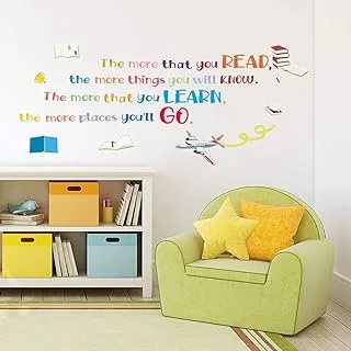 Color Inspirational Phrases Wall Stickers,