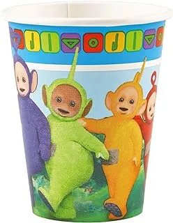 amscan Teletubbies Party Range - 8 Paper Cups (9oz)