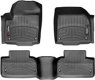 WeatherTech DigitalFit Front and Rear Floorliners for 2013-2019 Land Rover Evoque, Black