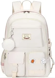 Hey Yoo Backpack for Girls Bookbag Cute School Bag College Middle High Elementary School Backpack for Teen Girls