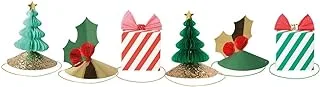 Meri Meri Mixed Christmas Party Hats 6-Piece Set