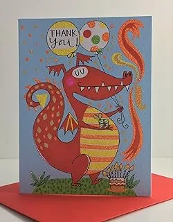 Rachel Ellen Designs Dragon Thank You Card