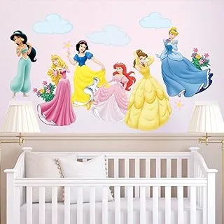 DecalMile Princess Wall Stickers Murals Removable Vinyl Fairy Wall Decals for Girls Room Nursery Baby Bedroom