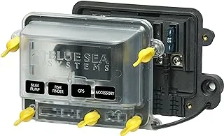 Blue Sea Systems 5056100 ST Blade Water-Resistant Fuse Block, Manual Cover