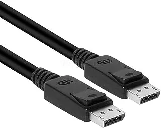 كابل دعم Club3D CAC-2067 DisplayPort إلى DisplayPort 1.4/Hbr3/ HDR DP 1.4 8K 60 هرتز 1 متر/3.28 قدم أسود معتمد من Vesa