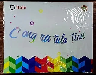 Italo Congratulation Banner, Multicolor