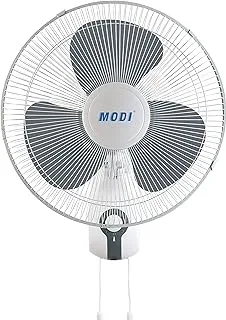 MODI Wall Fan Plastic Cooling Fan with 3 Wind Speed，Wall-mount-fan 45W , 16