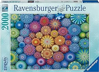 Ravensburger Radiating Rainbow Mandalas 2000 Piece Jigsaw Puzzle for Adults - 17134 - Every Piece is Unique, Softclick Technology Means Pieces Fit Together Perfectly