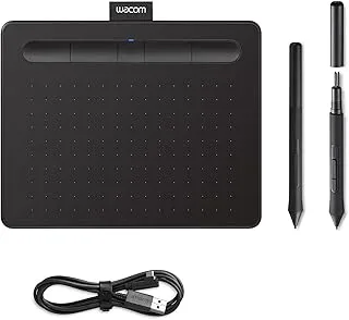 Wacom Intuos S tavoletta Grafica 2540 خط لكل بوصة (خط لكل بوصة) 152 × 95 ملم USB/Bluetooth Nero