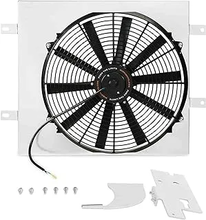 Mishimoto MMFS-WRA-87 Fan Shroud Compatible With Jeep Wrangler YJ TJ 1987-2006 Silver