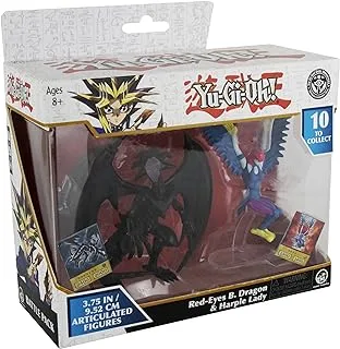 YuGiOh! Actionfigur Doppelpack Red Eyes Black Dragon vs Harpy Lady