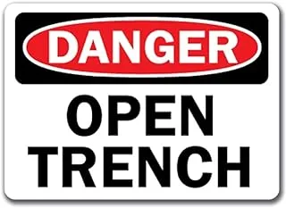 BPA Danger Sign - Open Trench - 10