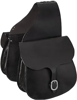 Tough 1 Leather Saddle Bag