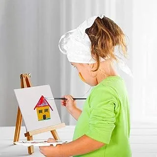 10PCS Canvas Panels Practical Blank Panel Canvas Boards for Creative Painting Panels Canvas Board Painting Canvas Pack for Kids(10 ×10cm)