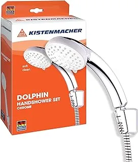 KISTENMACHER Handshower Set Dolphin, 3-way shower head with hose and wall holder