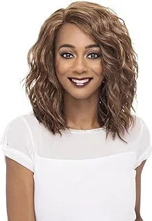 Vivica A Fox Hair Collection Finn - Natural Baby Lace Front Wig, New Futura Hair In Color, FS1B/30, 4.7 Ounce