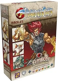 حزمة شخصيات Zombicide Thundercats #1 | مجموعة من منمنمات Thundercats المتوافقة مع Zombicide Black Plague وGreen Horde | الأعمار 14+ | 1-6 لاعبين | متوسط ​​وقت اللعب 60 دقيقة | صنع بواسطة CMON