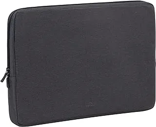 Rivacase 7707 Eco Laptop Sleeve Bag, 17.3-Inch Size, Black