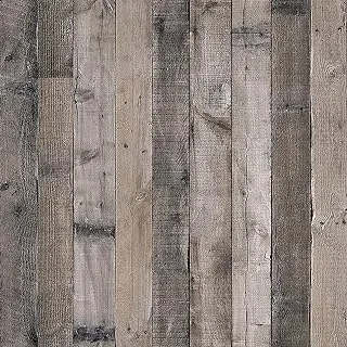 BPA Gray Wood Peel and Stick Wallpaper Wood Plank Wallpaper 17.7inch x 590.5inch Shiplap Contact Paper Barnwood Wallpaper Peel and Stick Self Adhesive Wall Paper Wood Reclaimed