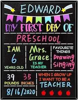 BPA My First Day of School Chalkboard,9