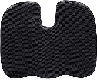 Sulfar Premium Comfort Seat Cushion – Non-Slip Orthopedic 100% Memory Foam Coccyx Cushion for Tailbone Pain – Cushion for Office Chair Car Seat – Back Pain & Sciatica Relief (Seat cushion)