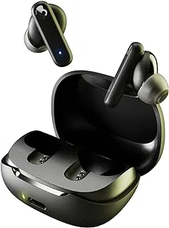 Skullcandy Smokin' Buds Wireless Earbuds with Supreme Sound, 50% Renewable Plastics and Microphone, 20 Hours Battery, Bluetooth Earbuds for iPhone, Android, and more - Black
