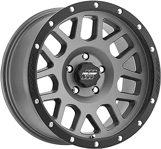 UNDERCOVER Pro Comp Series 40, 17x9 with 5 on 5 Bolt Pattern - Dark Gray with Black Lip - Jeep Wrangler JK/JL/Gladiator JT Part PXA2640-7973