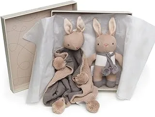 Baby Threads Taupe Bunny Gift Set