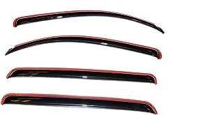 Auto Ventshade [AVS] In-Channel Ventvisor | 2007-2021 Toyota Tundra Crewmax - Smoke, 4 pc. | 194309