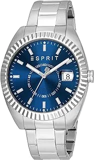 ESPRIT Silver Color Stainless Steel Band Gents Wrist Watch - ES1G412M0065