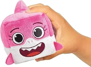 WowWee Baby Shark's Big Show! Song Cube Mommy Shark Musical Plushie for Toddlers Pink, 3 inches, 61502