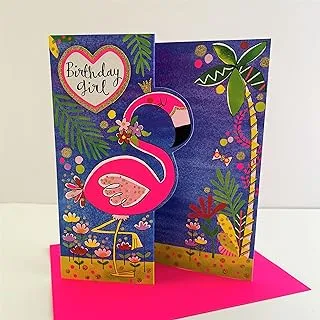 Rachel Ellen Designs Wild Things Flamingo Birthday Card