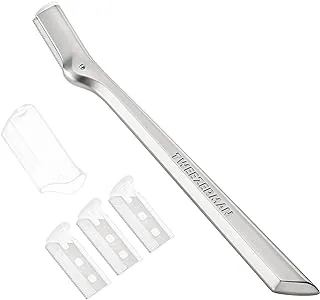 Tweezerman Eyebrow Razor with 3 Replacement Blades and Safety Cap