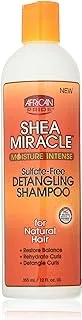 African Pride Shea Butter Miracle Detangling Shampoo, 12 Ounce