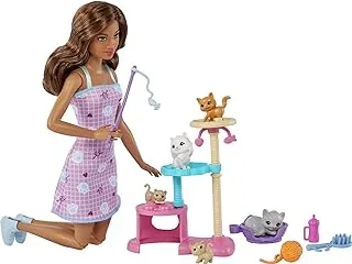 Barbie Kitty Condo Doll and Pets with Accessories, Toy for 3 Year Olds & Up