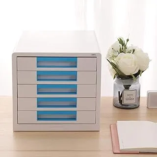 Deli 5 DRAWER CABINET BLUE