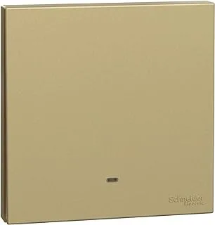 Schneider Electric AvatarOn C, 1 Gang, Switch, 16AX 250V, Wine Gold, E8731L1F_WG