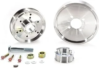 BBK Performance 1559 Underdrive Pulley Kit for Ford Mustang 4.6/ GT - 3 Piece Lightweight CNC Machined Aluminum Kit