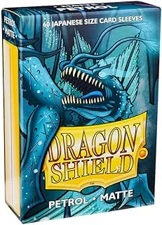 Dragon Alliance Dragon Shield Japanese Size Matte Sleeves 60-Pieces, Petrol