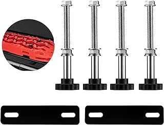 FIERYRED Mounting Pins Kits for Traction Boards,Fit for All Recovery Tracks with 4.72