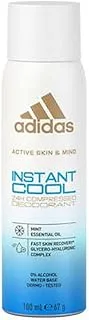 Adidas Active Skin & Mind Instant Cool Compressed Deodorant Spray, 100ml