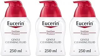 Eucerin pH5 Intim Protect, Intimate Gentle Cleansing Fluid with Lactic Acid, Soothes and Prevents Irritation for Comfort and Protection, Intimate Hygiene Wash, 250ml x 3