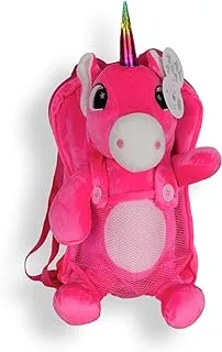 CUDDLES Unicorn Plush Backpack for Kids, Cute and Soft Animal Design - 66811