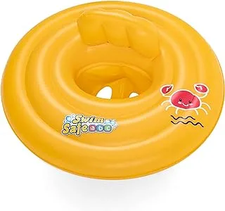 Bestway Swimming Float Inflatable for Infants | Round 3-Ring Inflatable Baby Boat Float for Toddlers Boys and Girls, Ages 0-12 Months